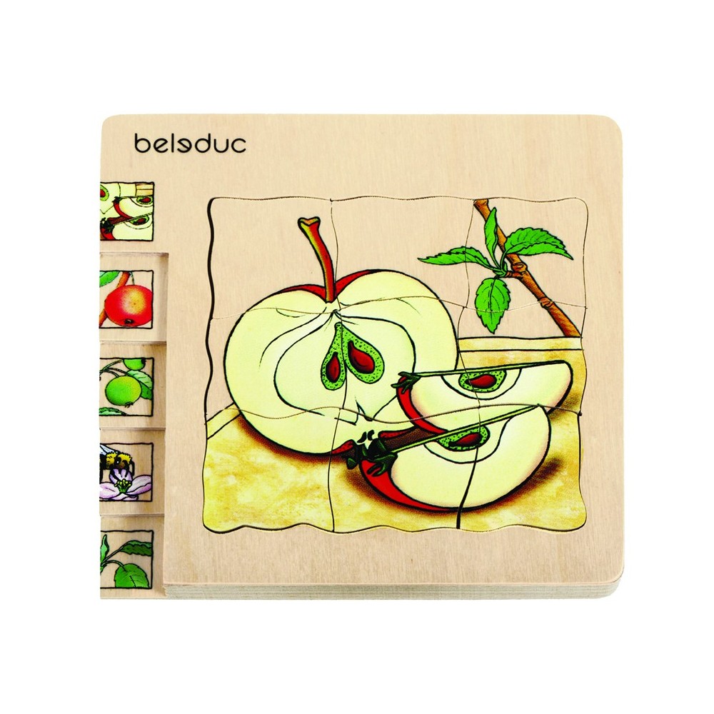 Beleduc - Puzzle 5 couches - Pomme