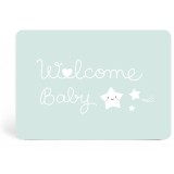 Zü - Carte welcome baby - bleu