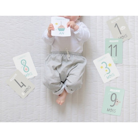 Zu Kit Premiers Mois De Bebe Lot De 12 Cartes Mademoiselle Princesse Je Suis A Croquer Sarl Zu Kit Premiers Mois De Bebe Lot De 12 Cartes Mademoiselle Princesse Je Suis A Croquer Sarl
