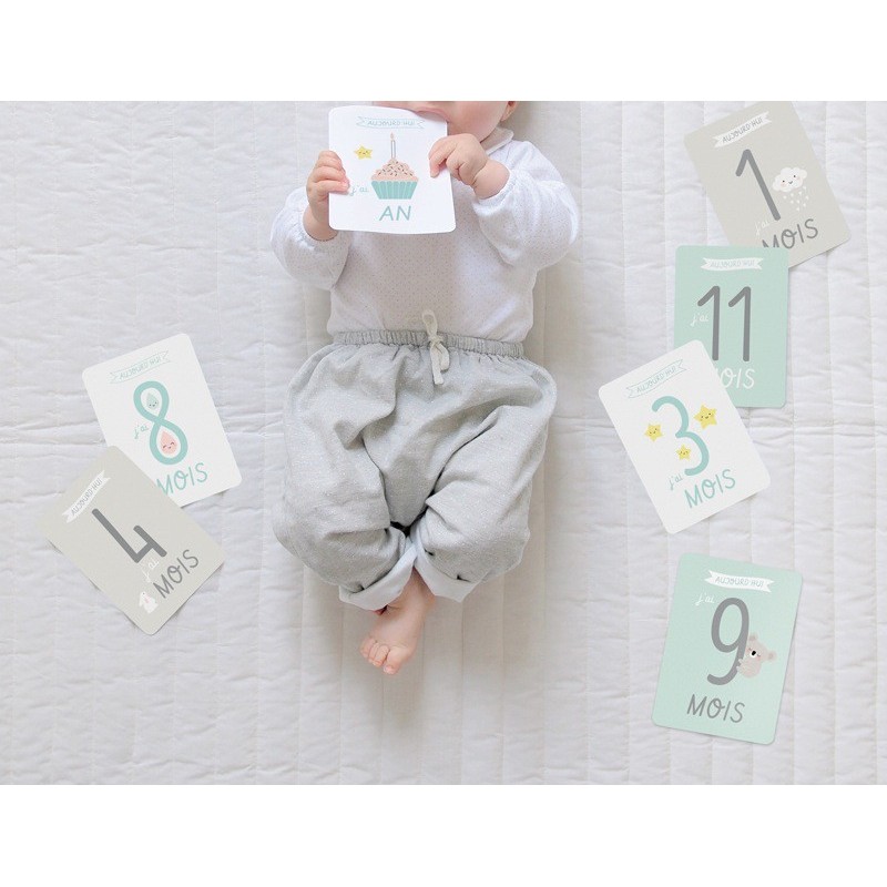 Zu Kit Premiers Mois De Bebe Lot De 12 Cartes Mademoiselle Princesse Je Suis A Croquer Sarl Zu Kit Premiers Mois De Bebe Lot De 12 Cartes Mademoiselle Princesse Je Suis A Croquer Sarl