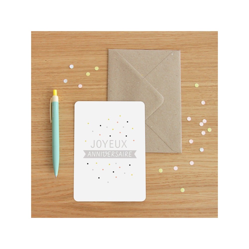 Zü - Carte "Joyeux Anniversaire"