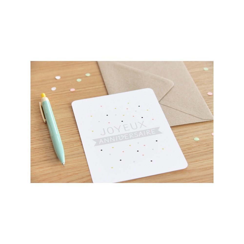 Zü - Carte "Joyeux Anniversaire"