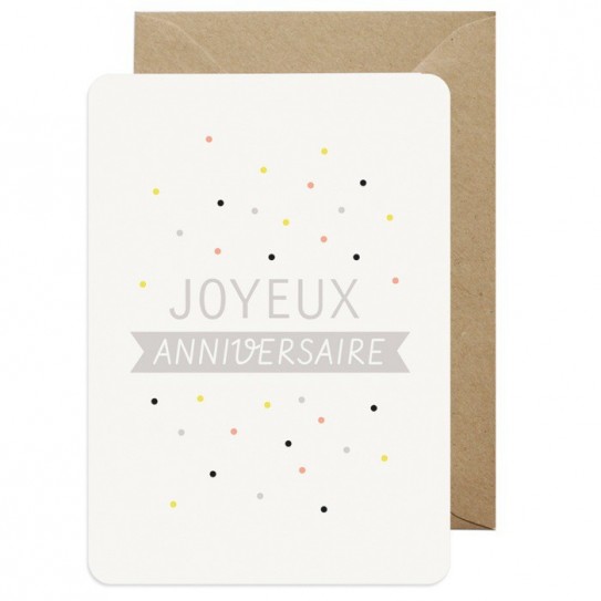 Zü - Carte "Joyeux Anniversaire"