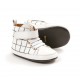 Pretty Brave - Hi-top - White grid