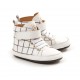 Pretty Brave - Hi-top - White grid