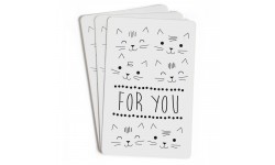 Zü - Mini carte "For you" - Lot de 10