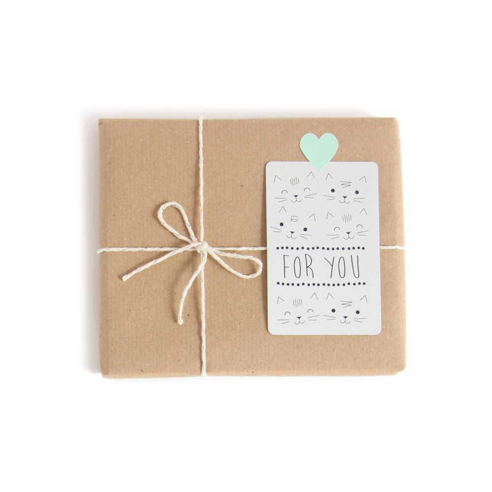 Zü - Mini carte "For you" - Lot de 10