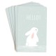 Zü - Mini cartes "Hello" - Lot de 10