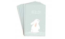 Zü - Mini cartes "Hello" - Lot de 10