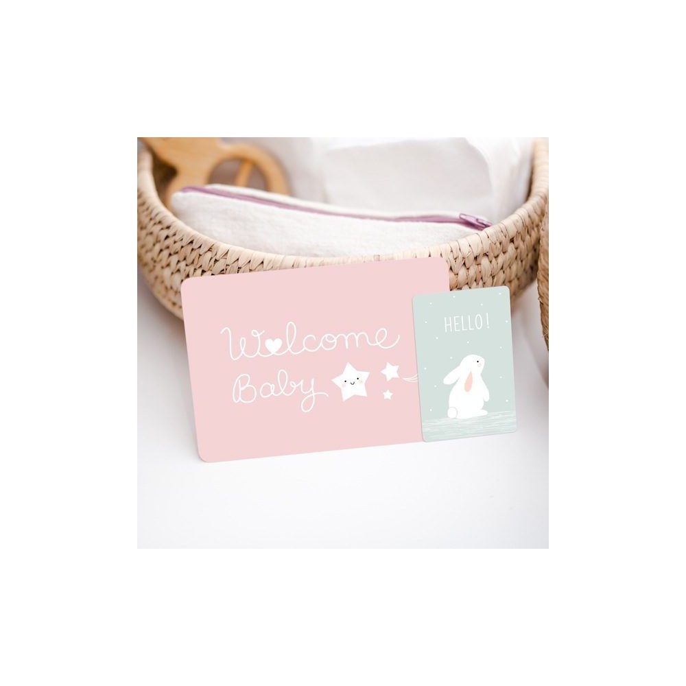 Zü - Mini cartes "Hello" - Lot de 10