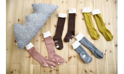 Mini Dressing - Chaussettes "Cupcake" grises