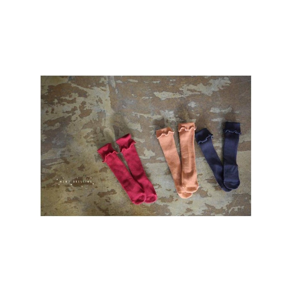 Mini Dressing - Chaussettes "Broccoli" grises