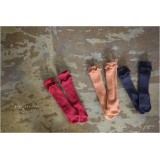 Mini Dressing - Chaussettes "Broccoli" bordeaux