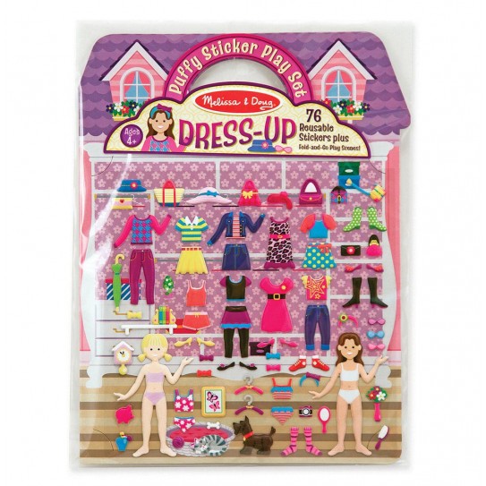 Melissa & Doug - Autocollants en relief repositionnables - Mode