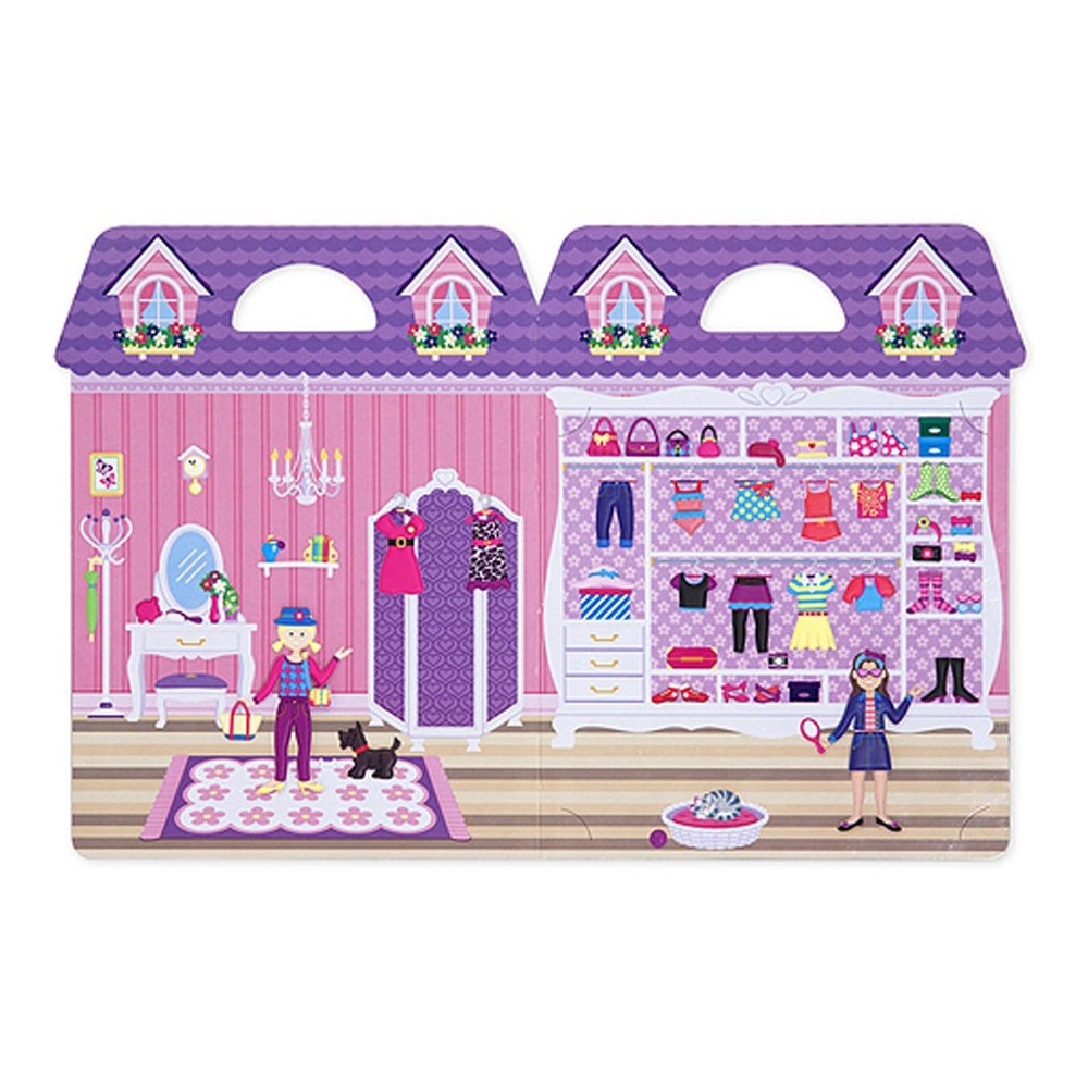 Melissa & Doug - Autocollants en relief repositionnables - Mode