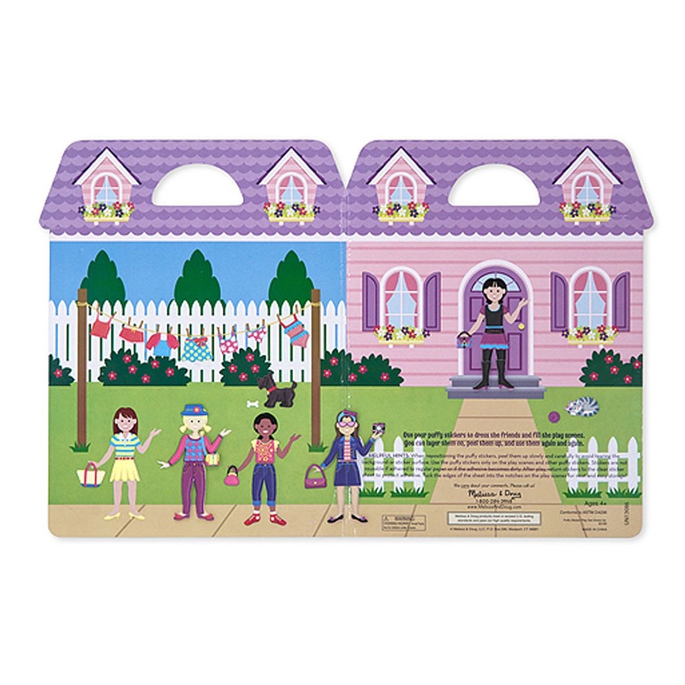 Melissa & Doug - Autocollants en relief repositionnables - Mode