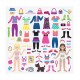 Melissa & Doug - Autocollants en relief repositionnables - Mode