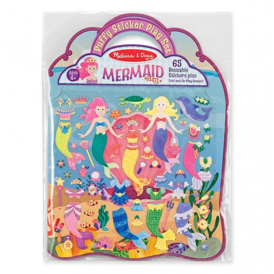 Melissa & Doug - Autocollants en relief repositionnables - Sirènes