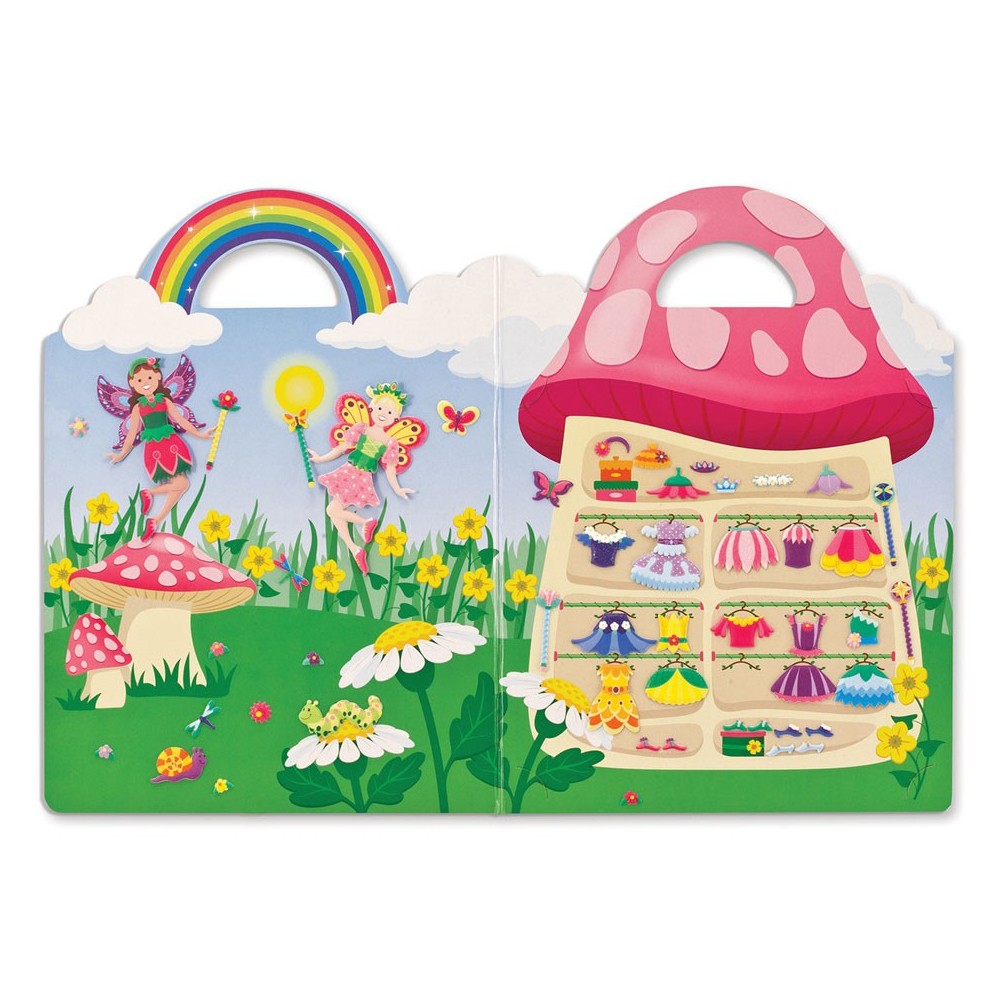Melissa & Doug - Autocollants en relief repositionnables - Fées
