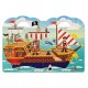 Melissa & Doug - Autocollants en relief repositionnables - Pirates