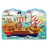 Melissa & Doug - Autocollants en relief repositionnables - Pirates