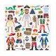 Melissa & Doug - Autocollants en relief repositionnables - Pirates