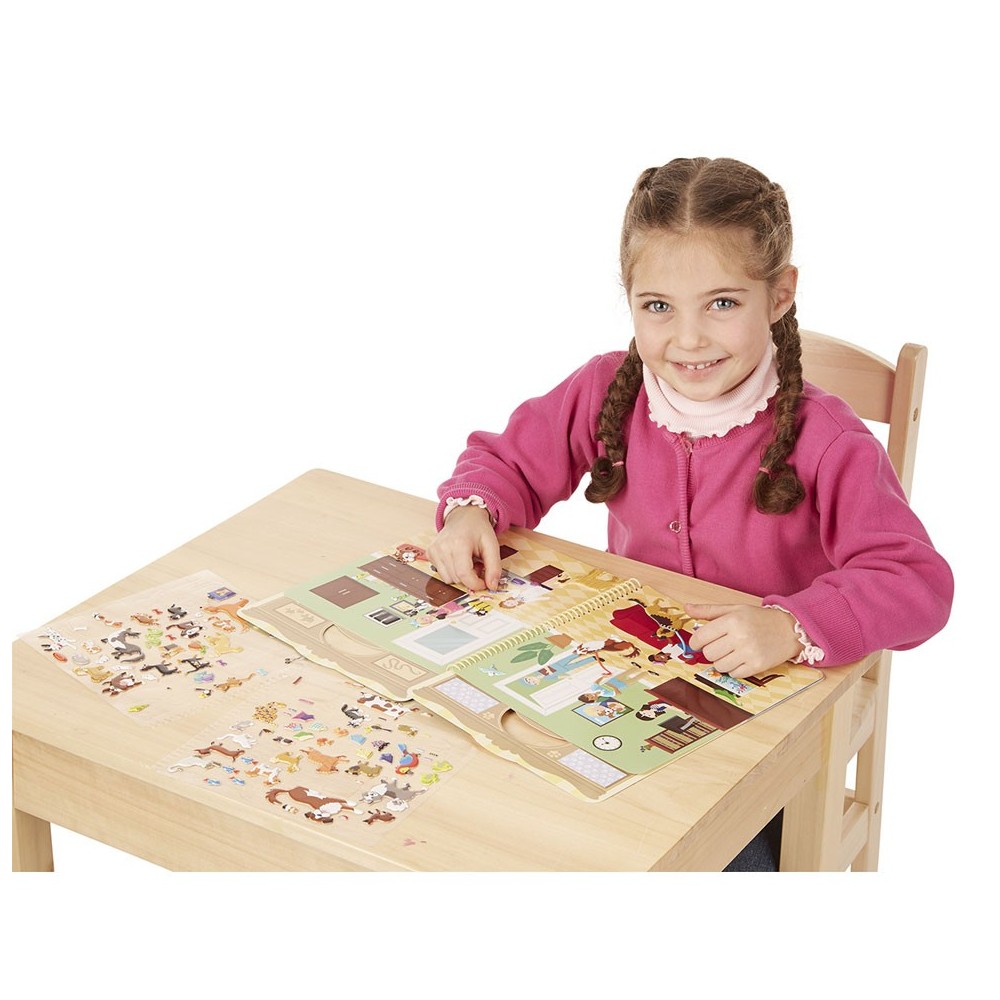 Melissa & Doug - Livre d'autocollants - Animaux domestiques