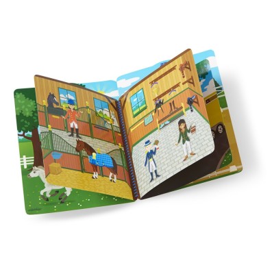 Melissa & Doug - Livre d'autocollants - Club équestre