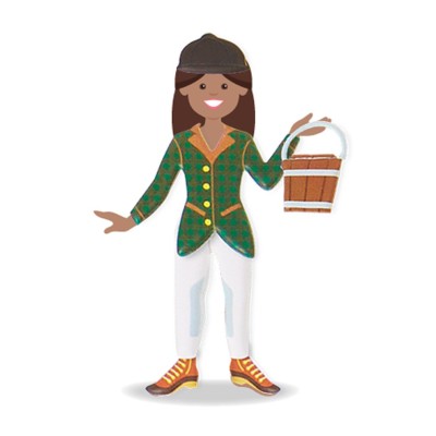 Melissa & Doug - Livre d'autocollants - Club équestre