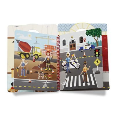 Melissa & Doug - Livre d'autocollants - Métiers