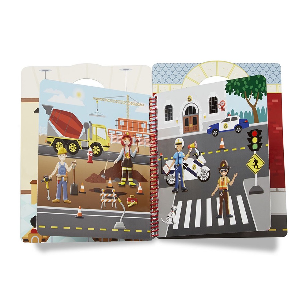 Melissa & Doug - Livre d'autocollants - Métiers