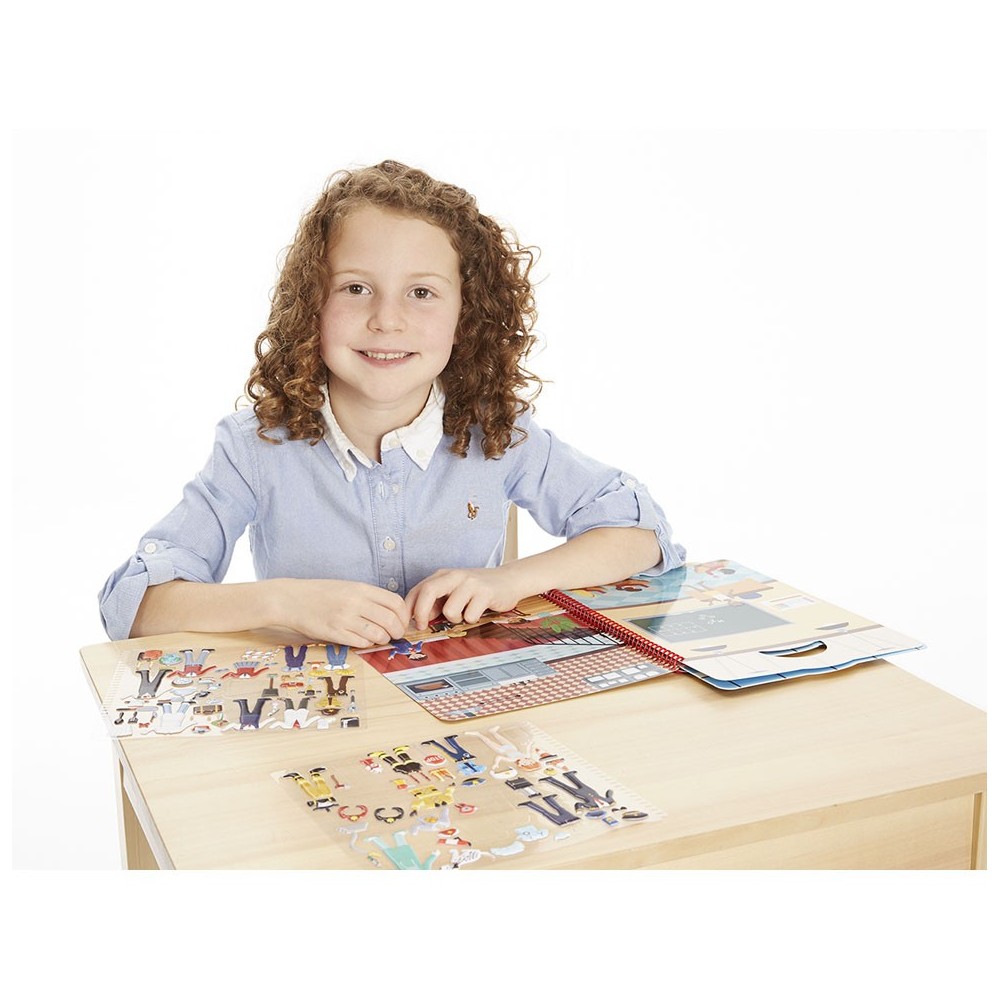 Melissa & Doug - Livre d'autocollants - Métiers