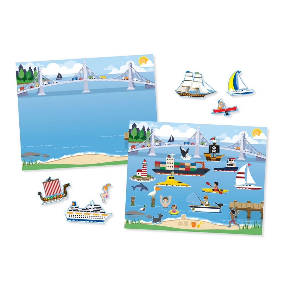 Melissa & Doug - Bloc d'autocollants - Véhicules