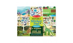 Melissa & Doug - Bloc d'autocollants - Habitats