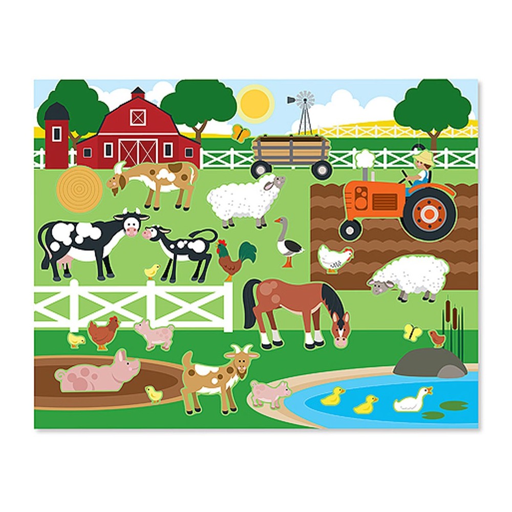 Melissa & Doug - Bloc d'autocollants - Habitats