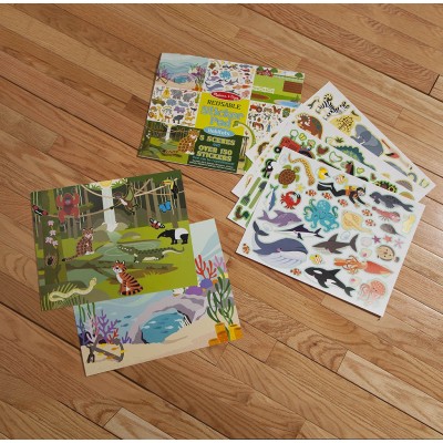 Melissa & Doug - Bloc d'autocollants - Habitats