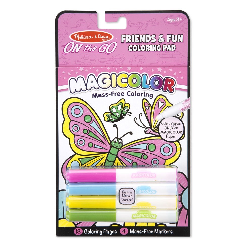 Melissa & Doug Coloriage magique Animaux et fées mademoiselle princesse