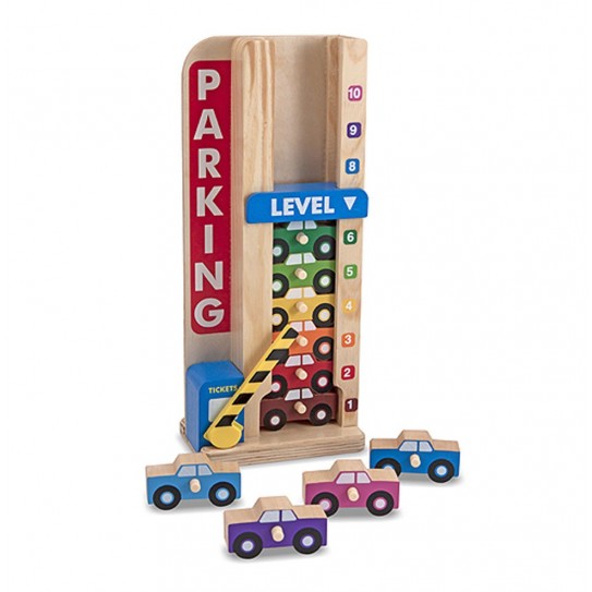 Melissa & Doug - Garage de voiture pour compter