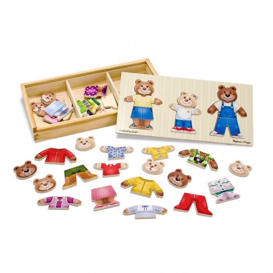 Melissa & Doug - Puzzle de vêtement ours