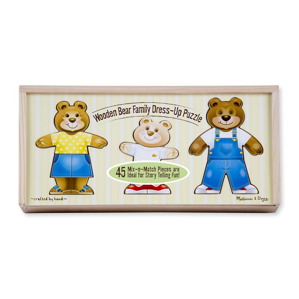 Melissa & Doug - Puzzle de vêtement ours