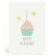 Zü - Carte "Happy Birthday" cupcake