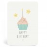 Zü - Carte "Happy Birthday" cupcake