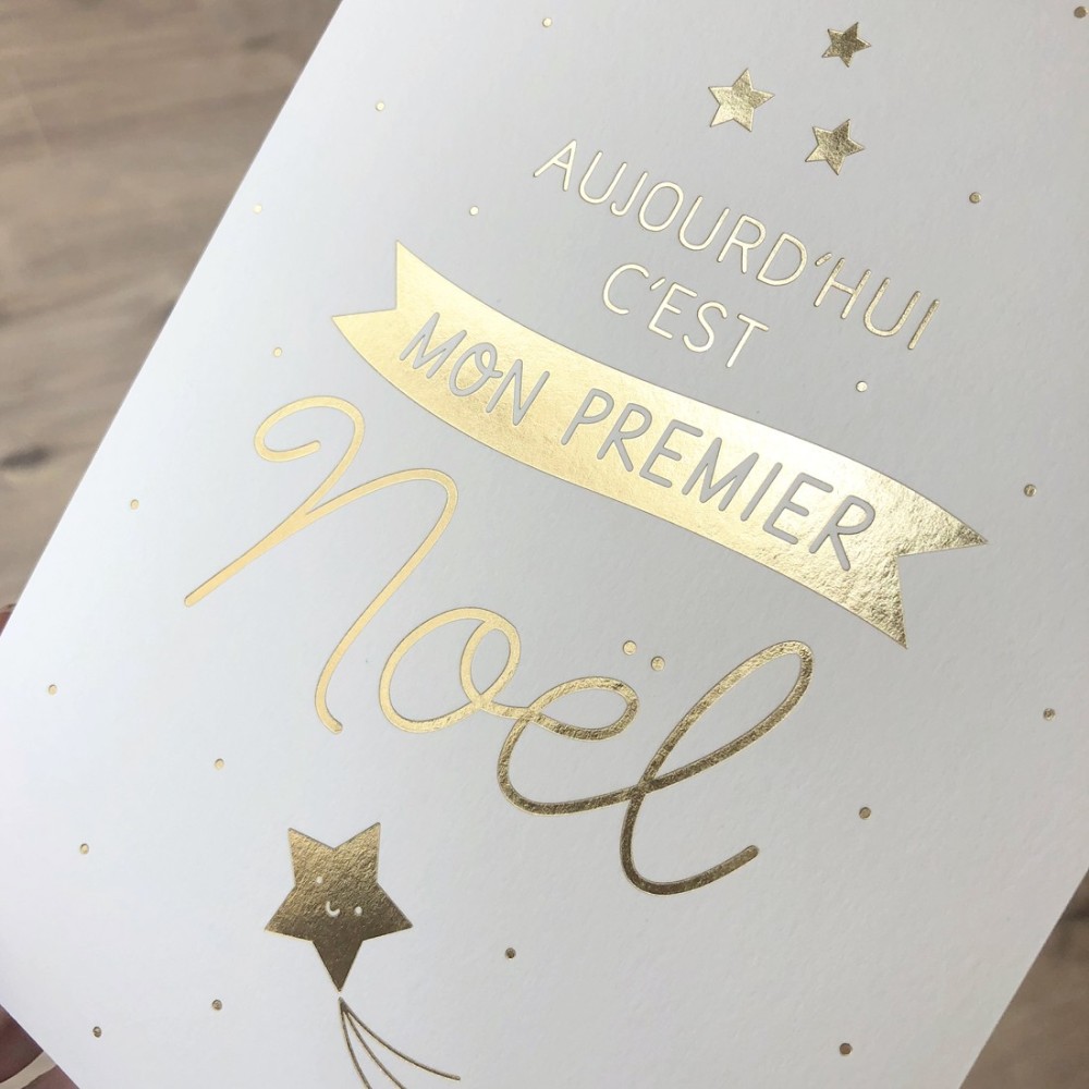 Zü - Grande carte Mon premier Noël