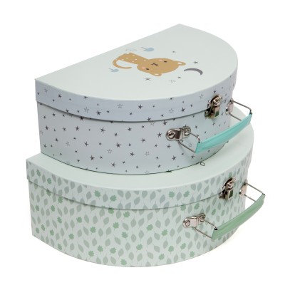 Petit monkey - Lot de 2 valisettes