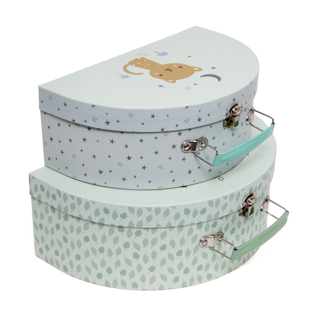 Petit monkey - Lot de 2 valisettes