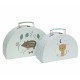 Petit monkey - Lot de 2 valisettes
