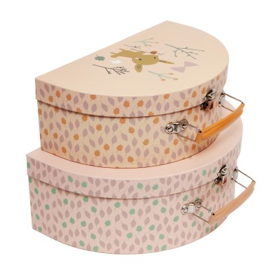 Petit monkey - Lot de 2 valisettes