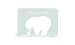 Zü - Carte Hello little baby mint