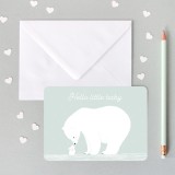 Zü - Carte Hello little baby mint