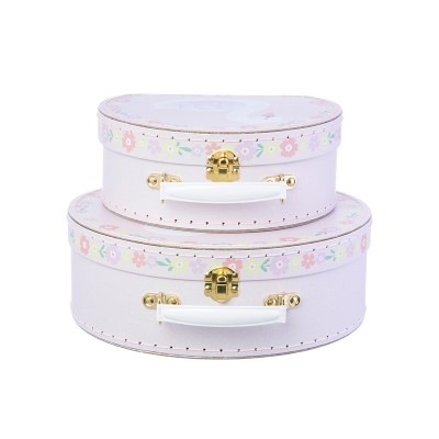 Lot de 2 valisettes cygnes